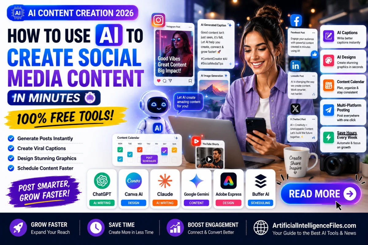 How to Use AI to Create Social Media Content in Minutes — Free Tools 2026