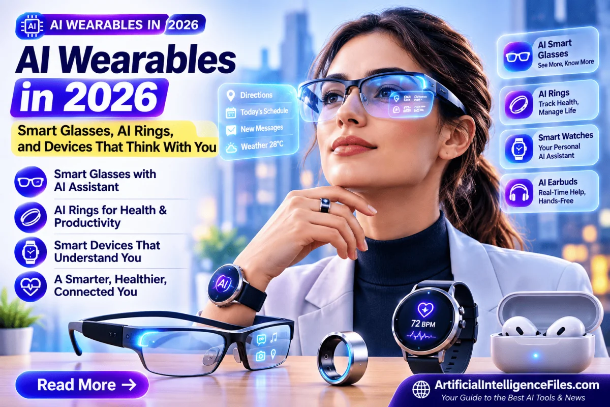 AI Wearables in 2026: Smart Glasses, AI Rings, and Devices That Think With You