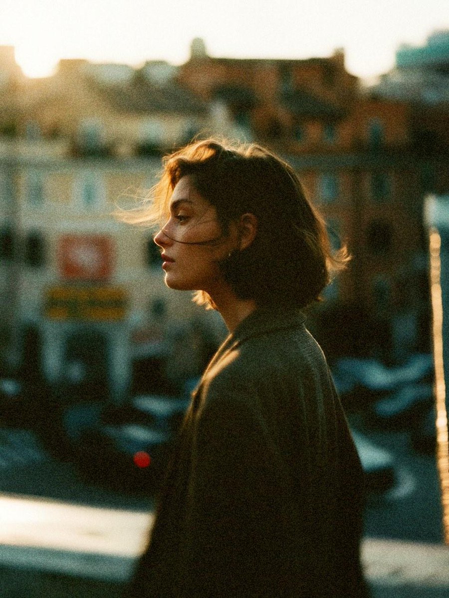 Cinematic 35mm Analog Film Editorial Portrait Series Prompt | European Arthouse Photography