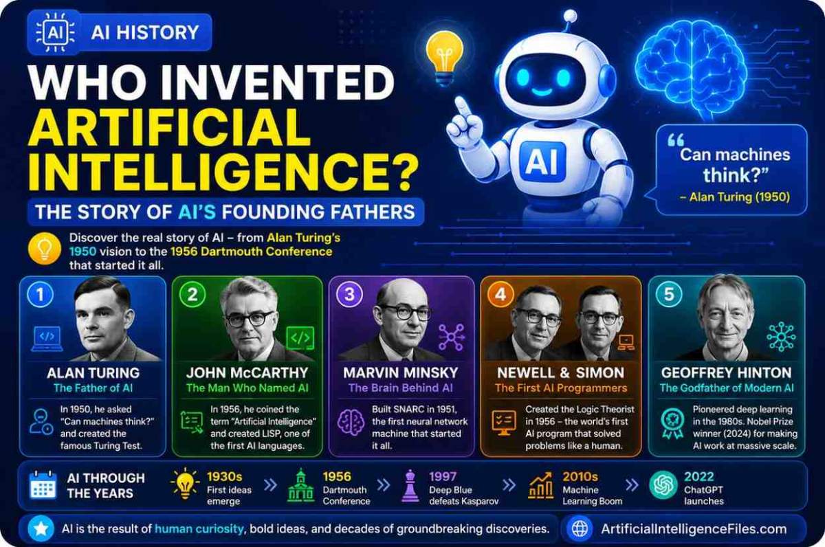 Who Invented Artificial Intelligence? The Story of AI's Founding Fathers