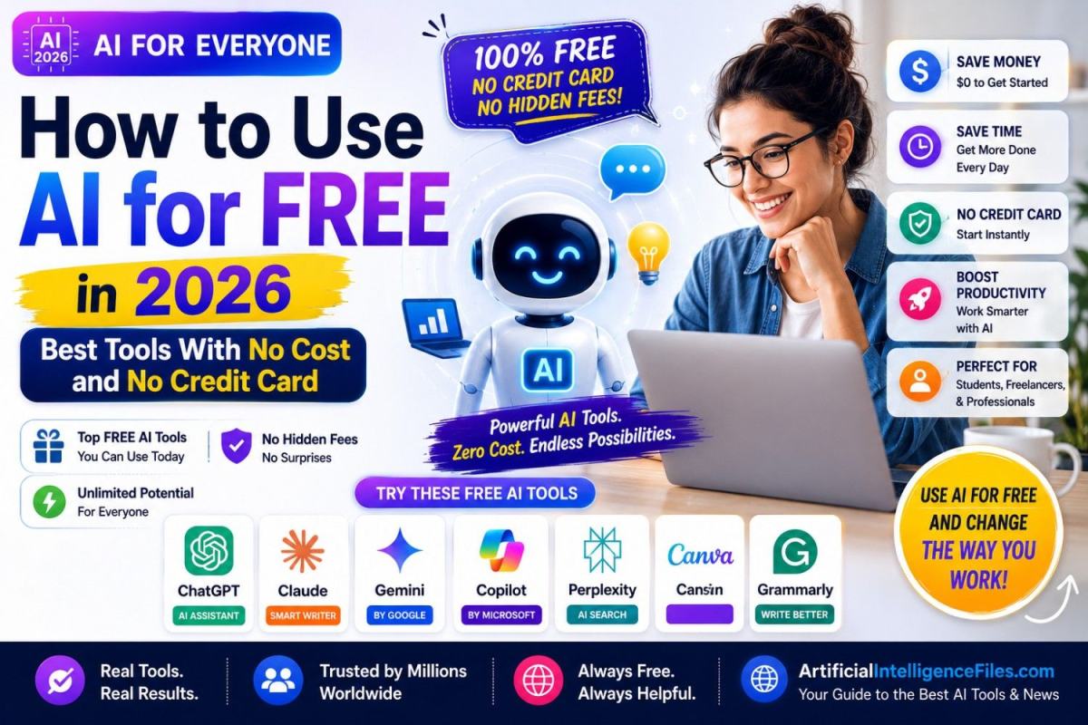 How to Use AI for Free in 2026 — Best Tools With No Cost and No Credit Card