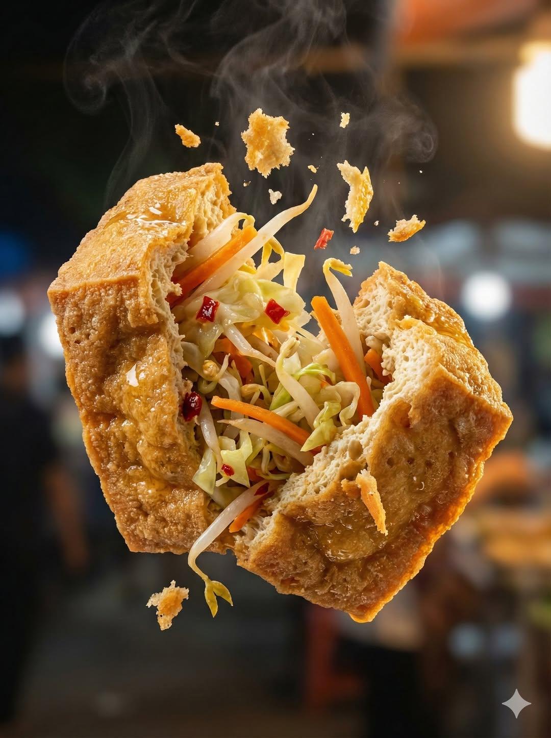 Hyper-Realistic Martabak Telur Macro Food Photography Prompt | Premium Street Food Advertising
