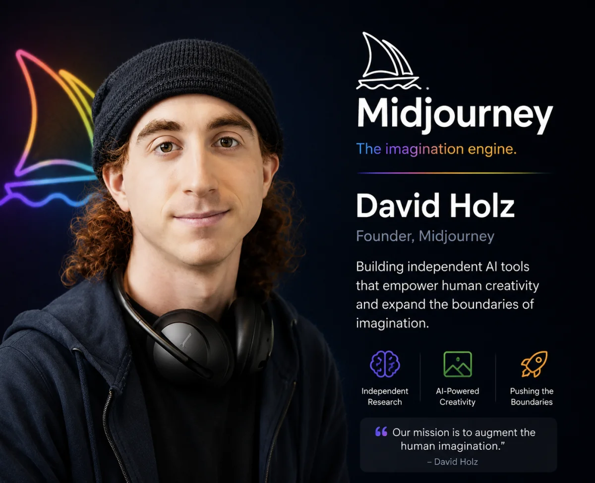 David Holz Success Story: How the Midjourney Founder Built a $10 Billion AI Company Without Venture Capital