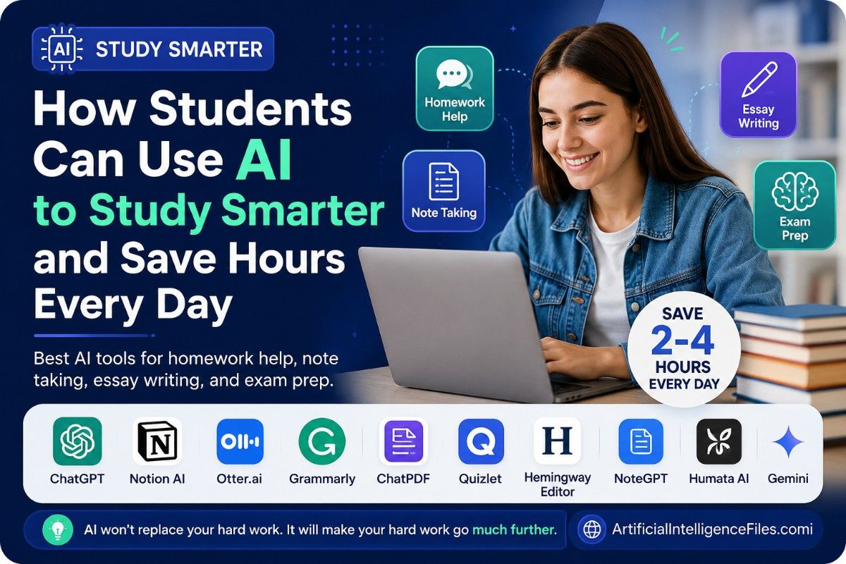 How Students Can Use AI to Study Smarter and Save Hours Every Day