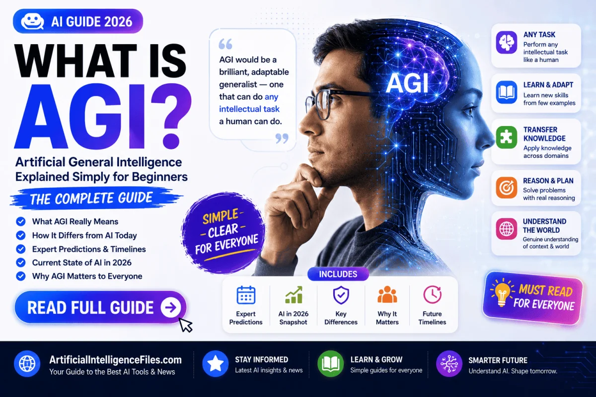 What is AGI? Artificial General Intelligence Explained Simply for Beginners in 2026